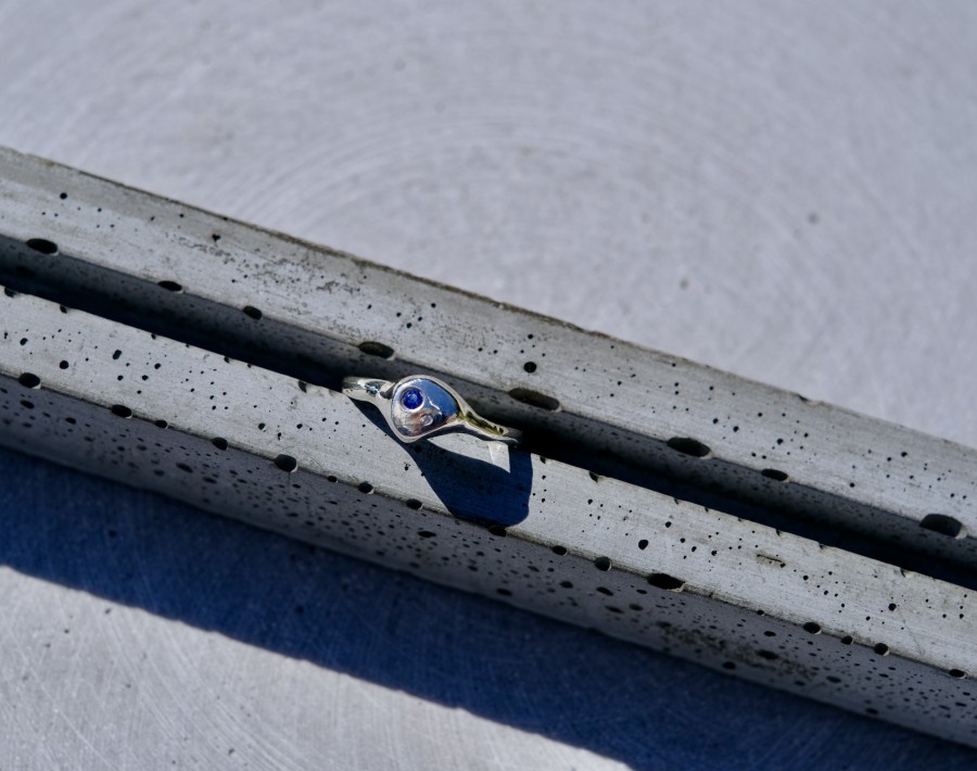 Blue Sapphire Drop