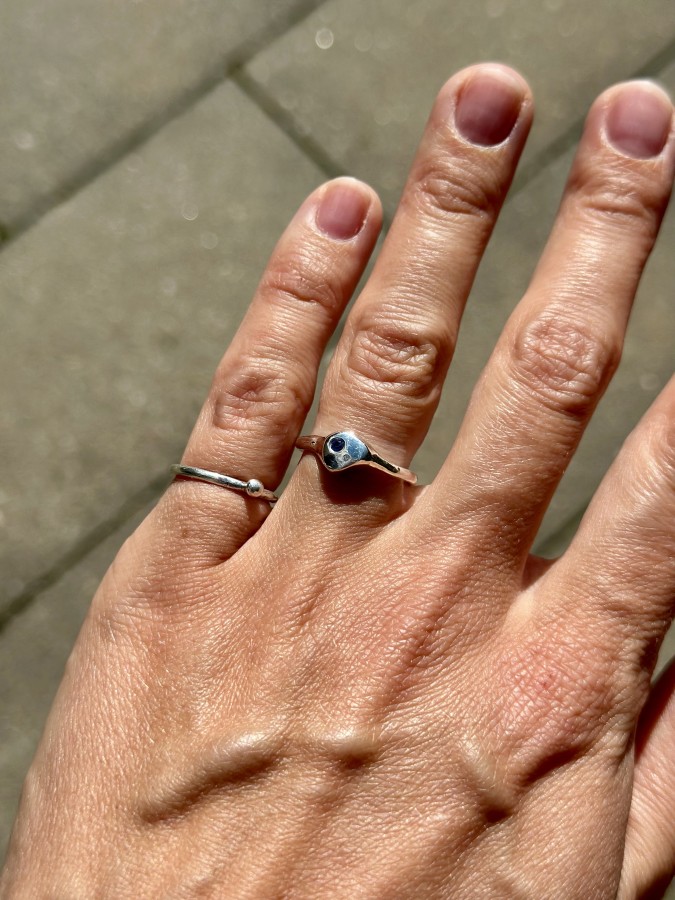 Blue Sapphire Drop